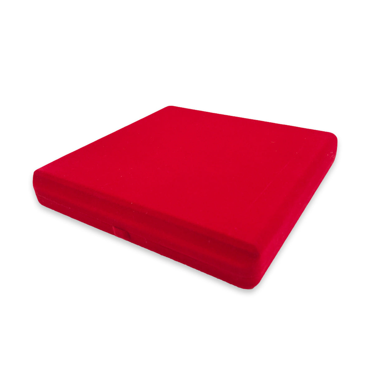 Red Elegant Flocked Velour Necklace Pendant Gift Boxes Jewelry Displays and Boxes