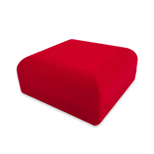 Premium Flocked Velour Jewelry Box - For Rings / Bracelets / Bangles / Earrings / Watches
