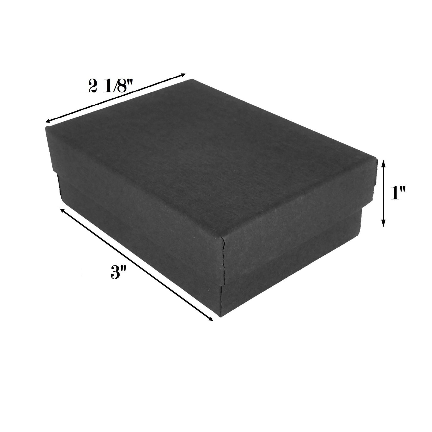 Mixed Matte Black Cotton Filled Gift Boxes for Gifts and Party Favors