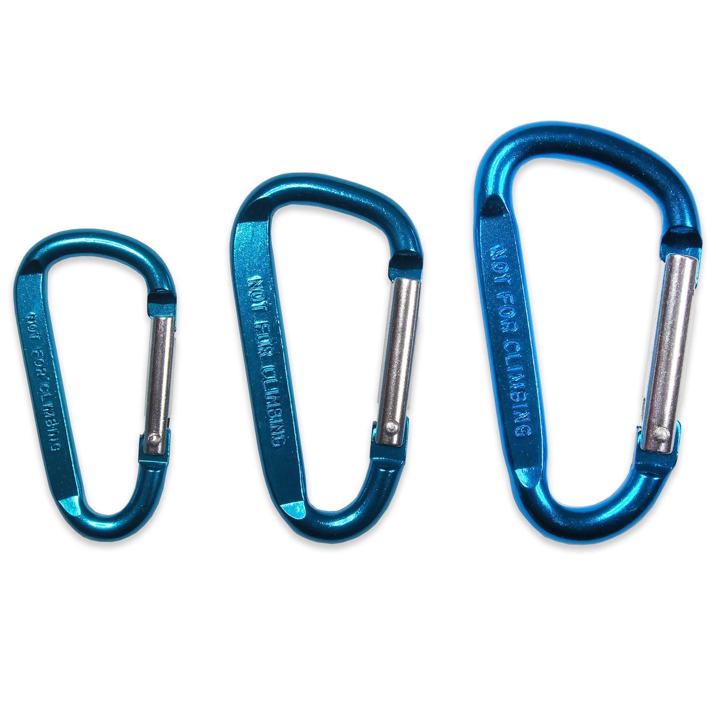 Multi-Pack - Aluminum Carabiner Keychain Set Durable – Self-Closing