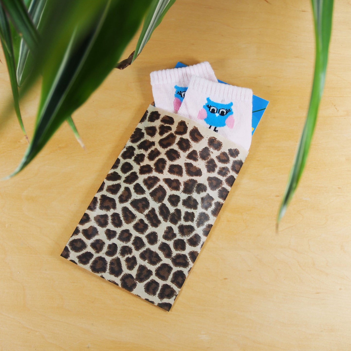 Leopard/Cheetah Pattern Bags Flat Paper Gift Bags