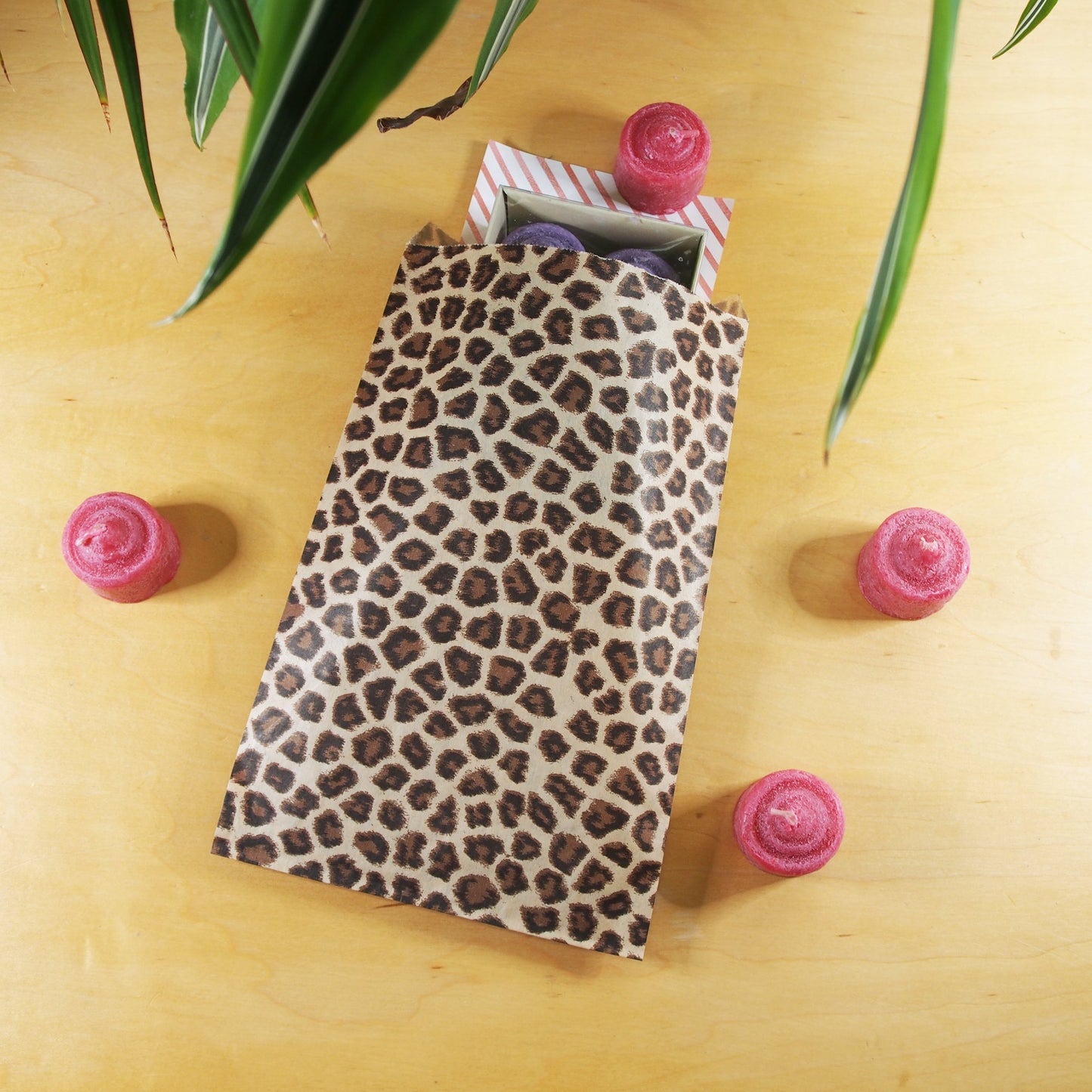 Leopard/Cheetah Pattern Bags Flat Paper Gift Bags