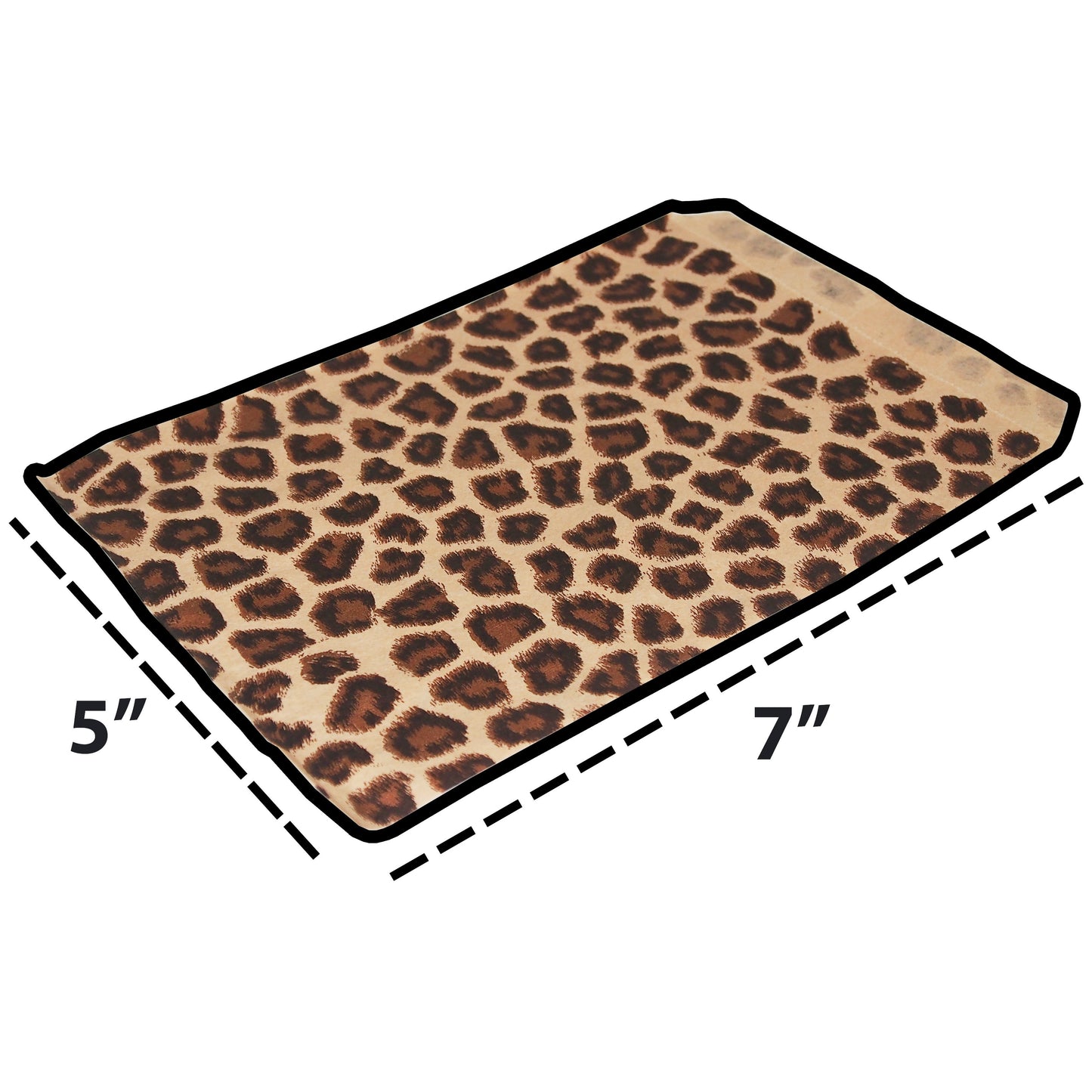Leopard/Cheetah Pattern Bags Flat Paper Gift Bags