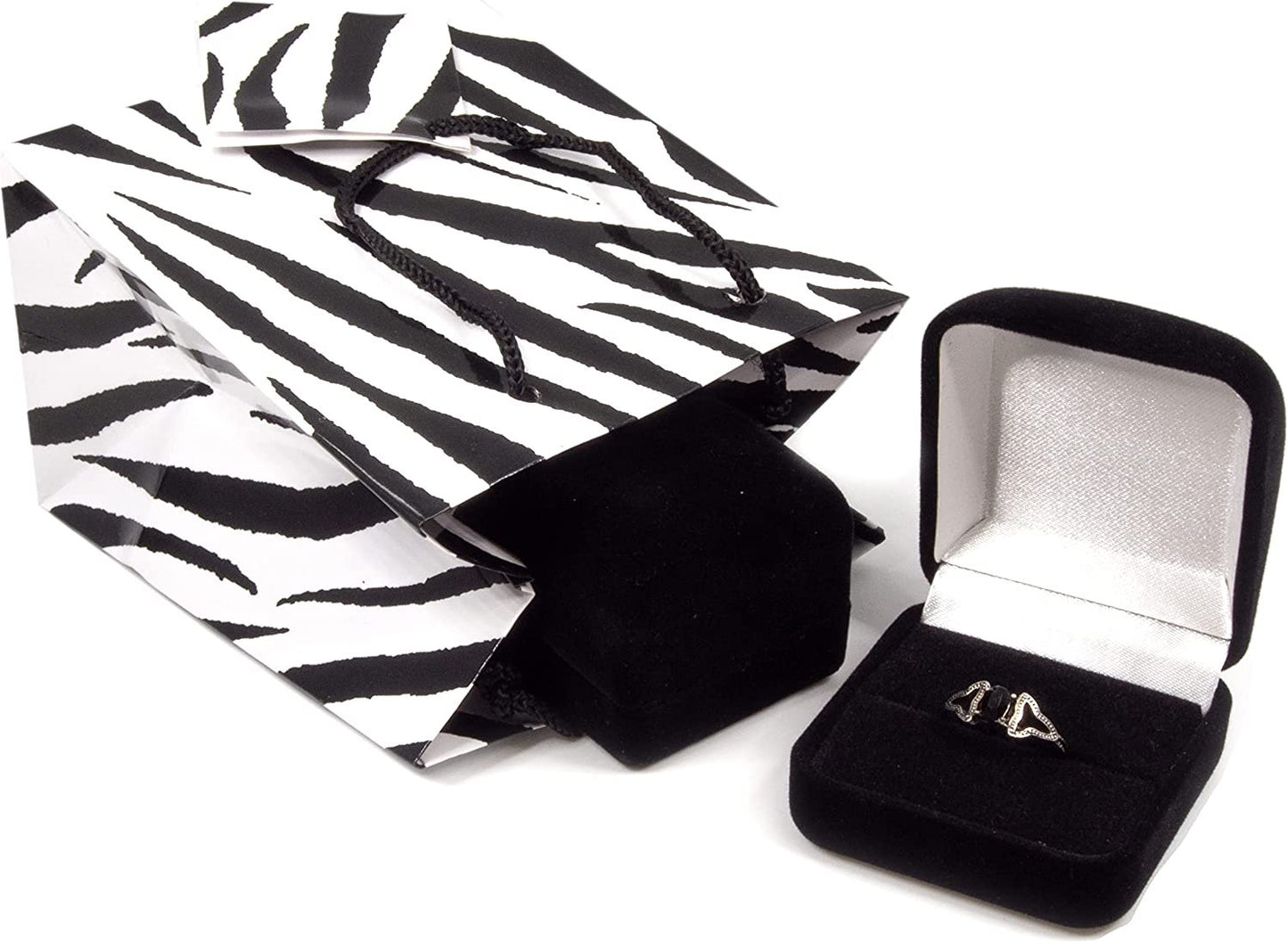 Zebra Paper Tote Gift Bags Great for parties, promotions and more.