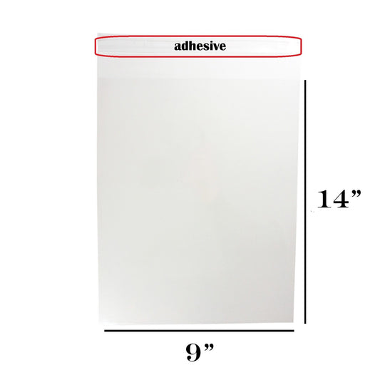 500 Count Ultra Clear Self-Adhesive Re-Sealable Cello Bags