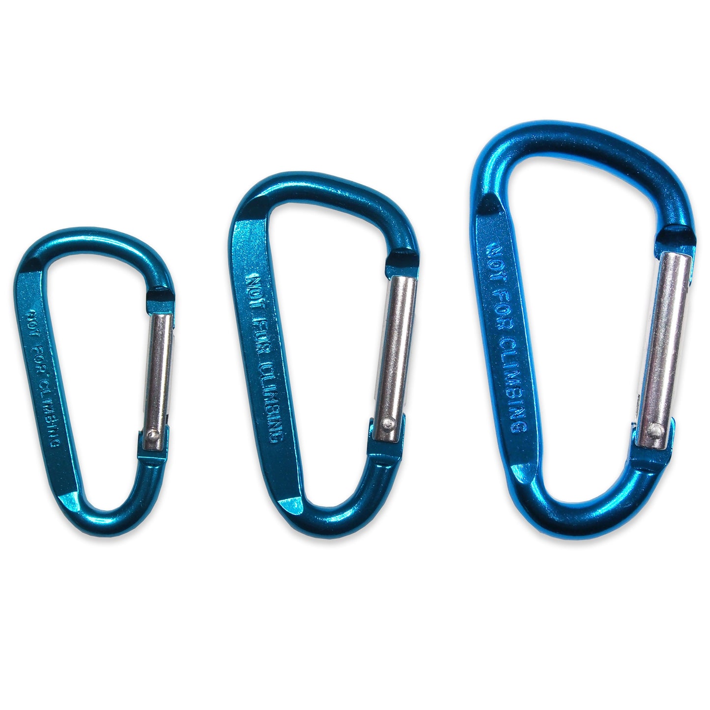 Multi-Pack - Aluminum Carabiner Keychain Set Durable – Self-Closing