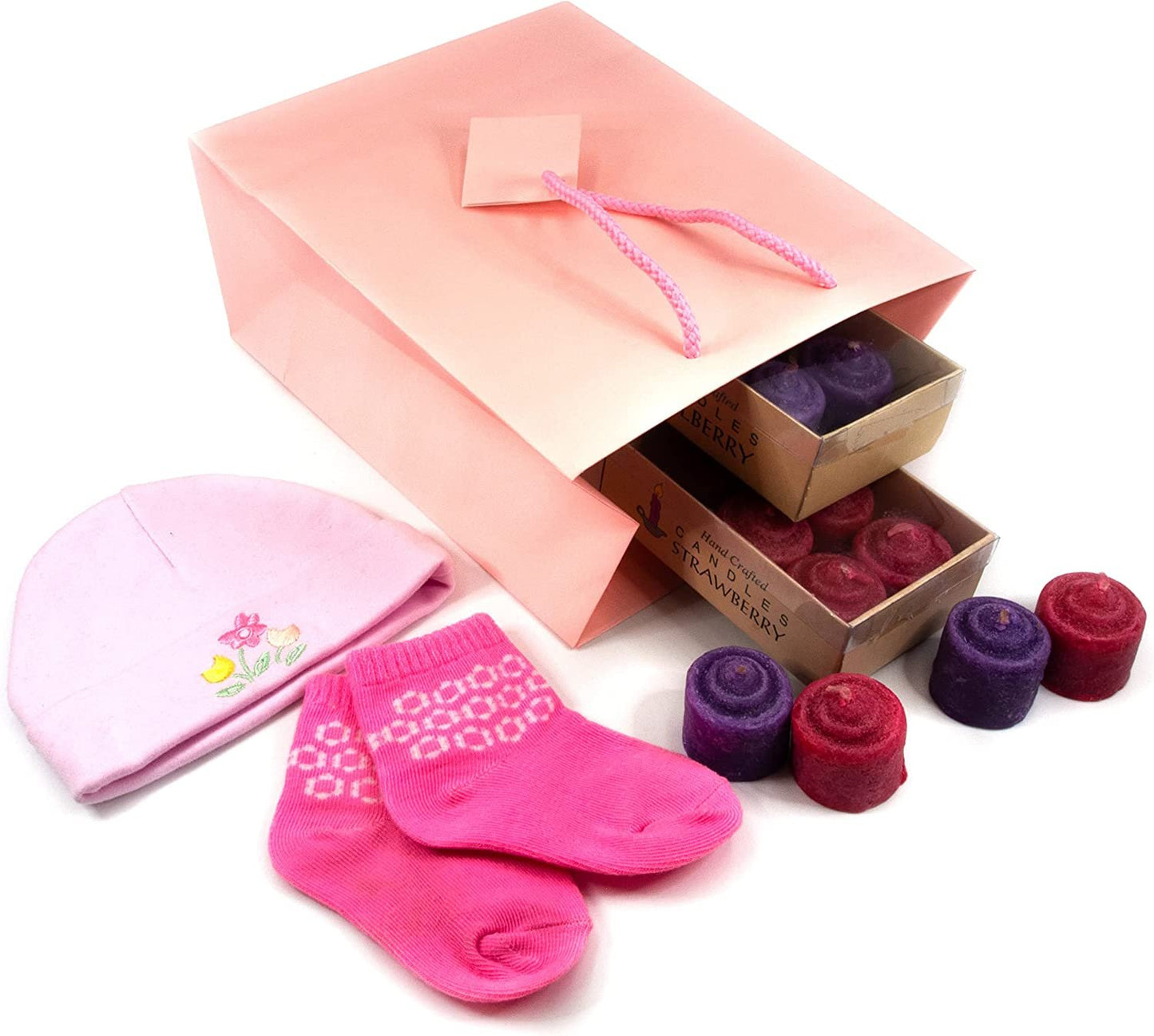 10 Bags – Matte Pink Paper Tote Gift Bags – Birthdays/Holidays/Parties/Gifts/Showers/and more.