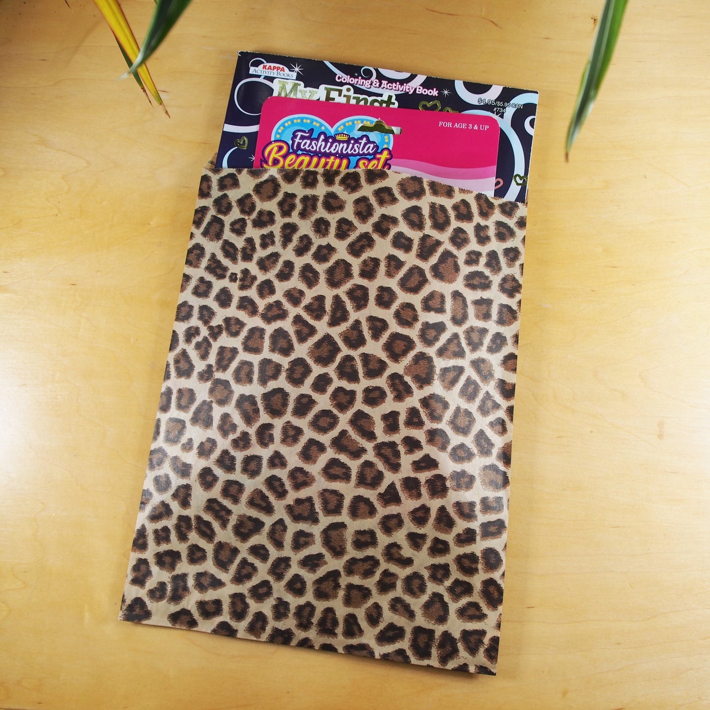 Leopard/Cheetah Pattern Bags Flat Paper Gift Bags