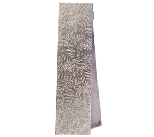 50 Qty Silver Swirl Imported Cotton Filled Bracelet Jewelry Boxes - 8" x 2" x 1"