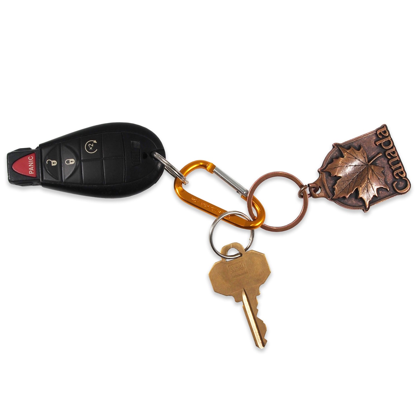 Multi-Pack - Aluminum Carabiner Keychain Set Durable – Self-Closing