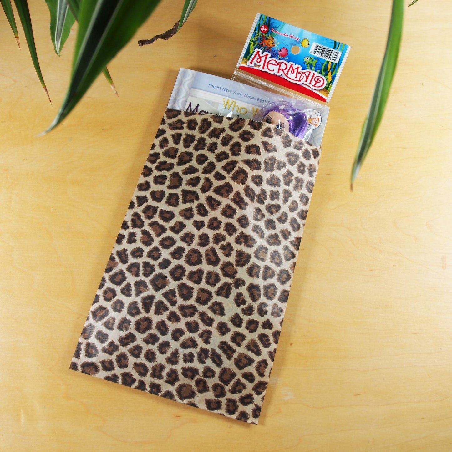 Leopard/Cheetah Pattern Bags Flat Paper Gift Bags