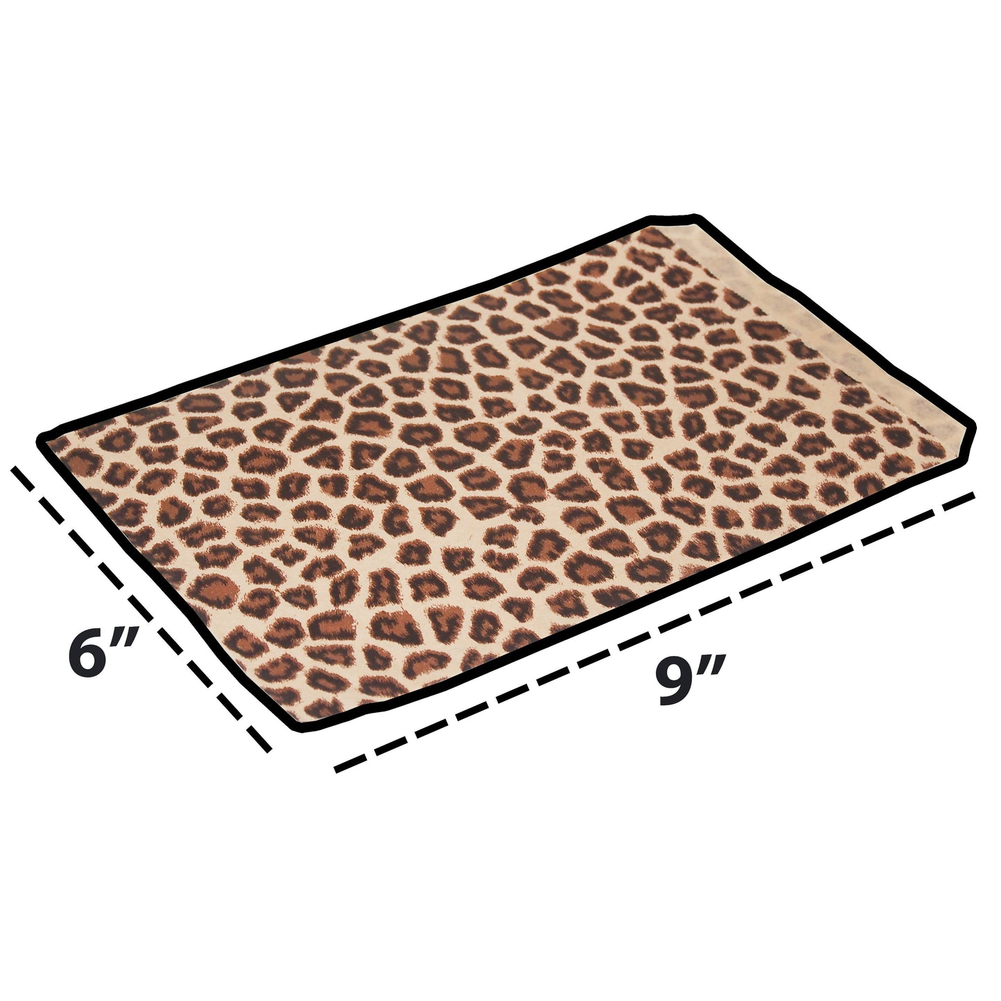 Leopard/Cheetah Pattern Bags Flat Paper Gift Bags