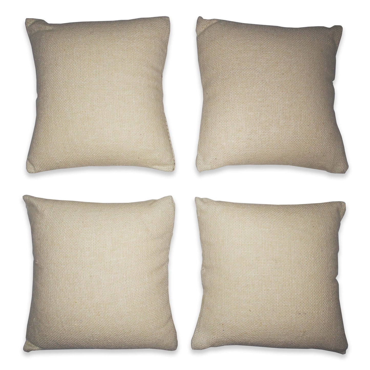 3 Qty - 4" x 4" Camelhide-Beige Linen Watch/Bangle Pillow Display