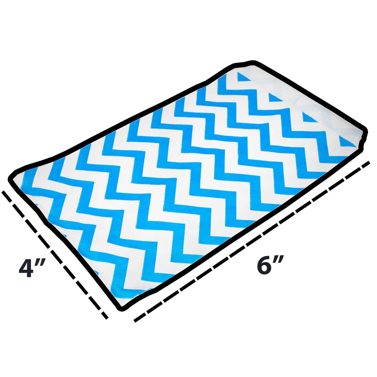 100 - 4"x6" Bags Flat Plain Paper or Patterned Bags for Candy, Cookies, and more