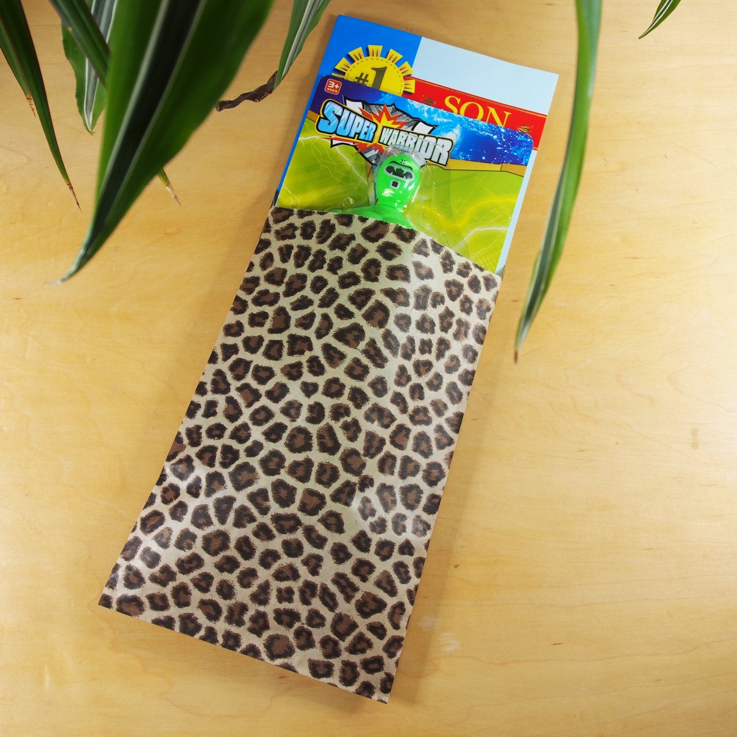 Leopard/Cheetah Pattern Bags Flat Paper Gift Bags