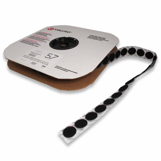 Roll of Velcro® fastener dots, choose size, color and Hook / Loop