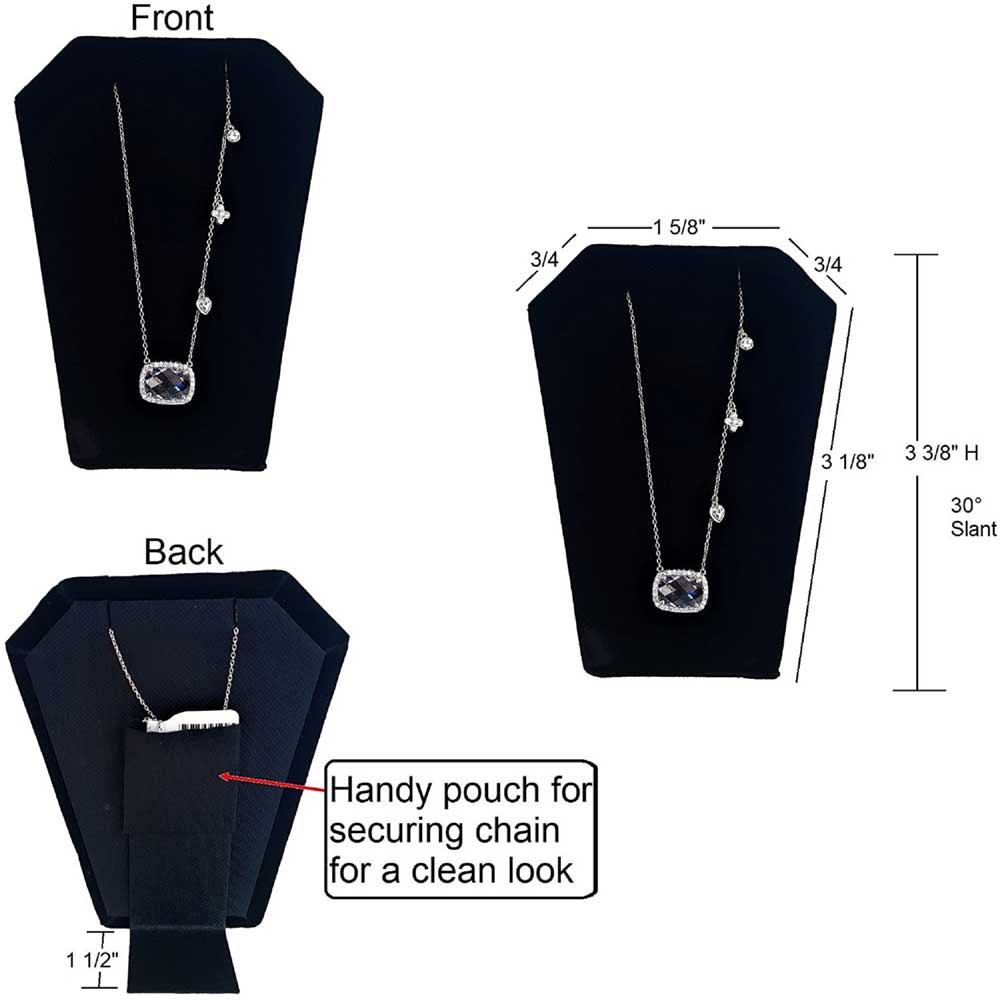 Single Notched Edges Earring Display Stand