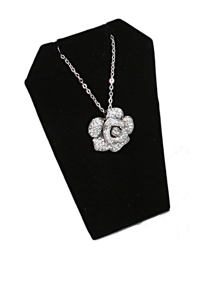 Black Single Slant-Edge Earring Display Stand