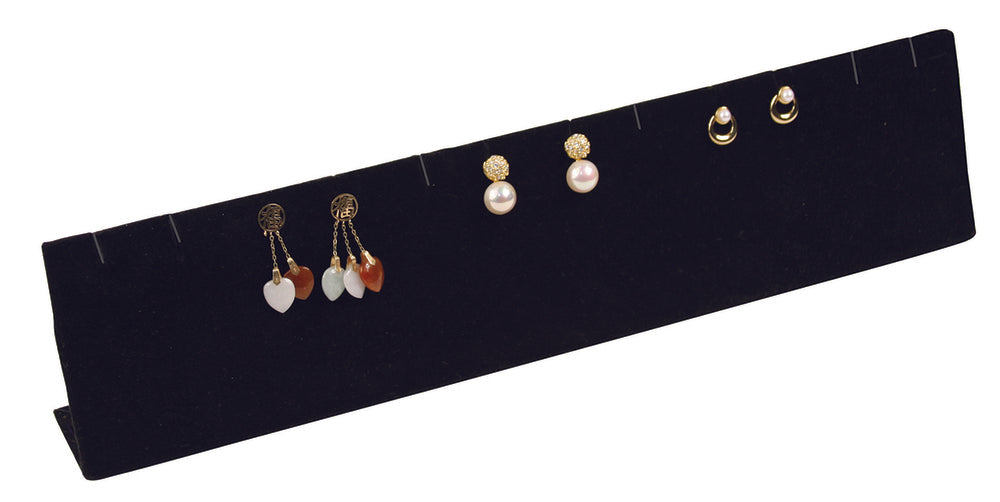 Black Earring Slit Display for up to 6 Pairs.