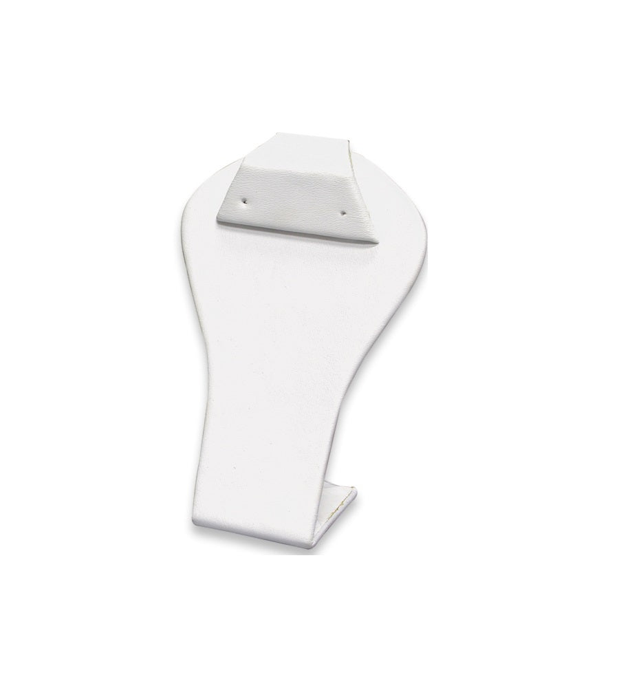 White Single Shapely Earring Display