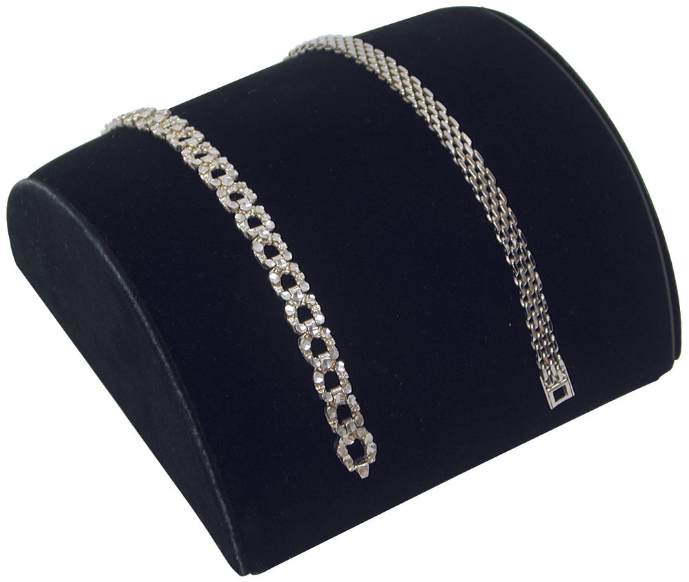 Medium Black Half Moon Display for bracelets/watches