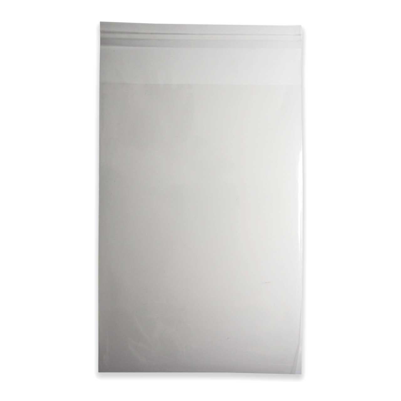2 Mil Thick Ultra Clear Self Adhesive Resealable Clear Plastic Cellophane Poly Bag (100 Bags) -Multiple Sizes Available
