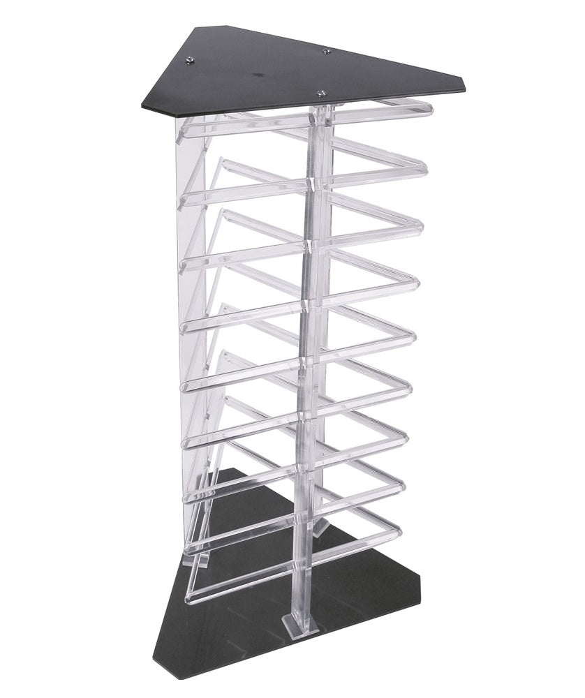 Clear Acrylic 3-Sided Rotating Earring Card Display Stand