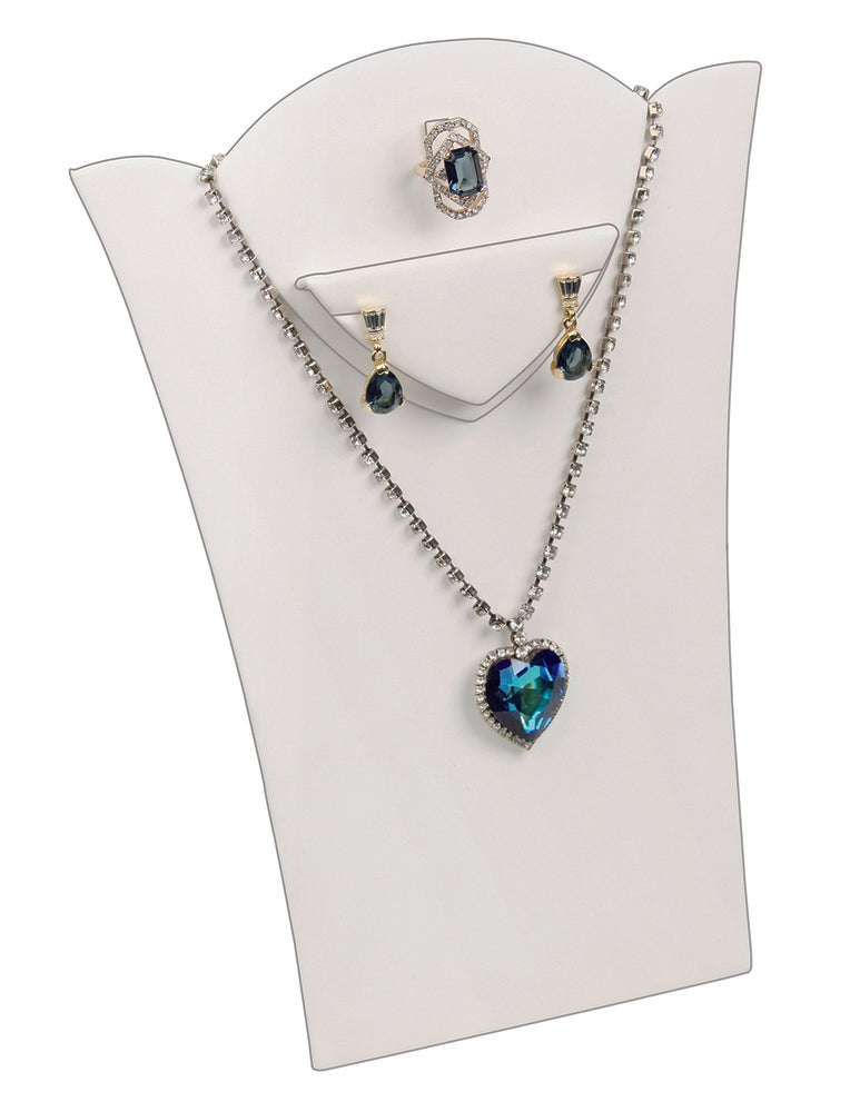 White 11 3/8"H Necklace Display with Easel