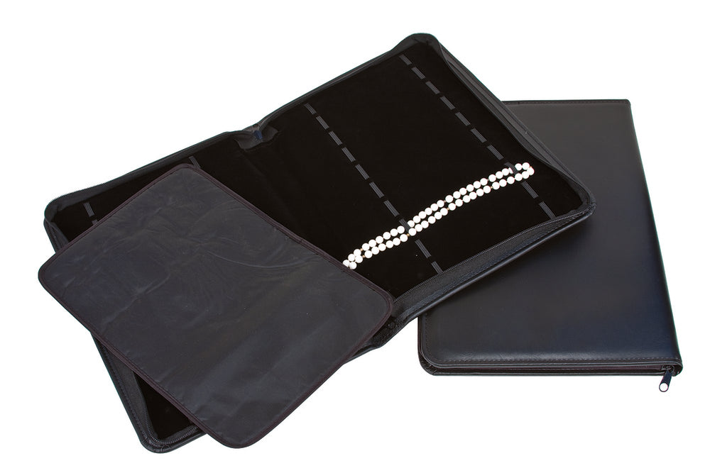 Black Leatherette Folders - 20 Section (Watch/Bracelet)