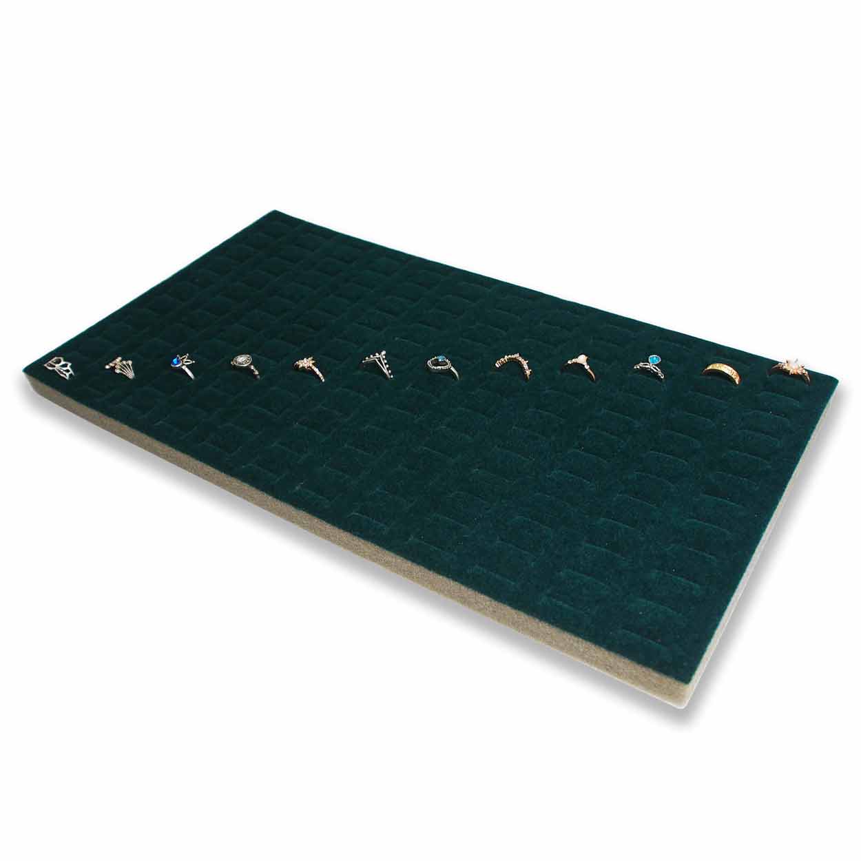 144 Slot Jewelry Ring Foam Display Insert Liner - Multiple color choices, 2Pcs/Pack