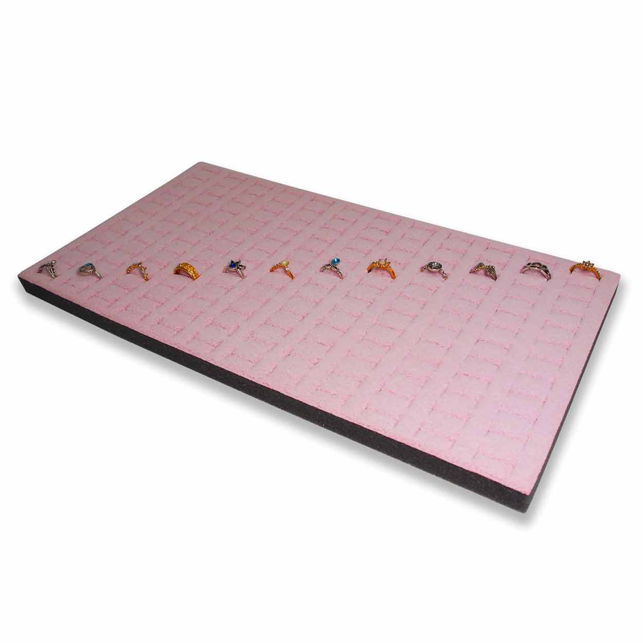 144 Slot Jewelry Ring Foam Display Insert Liner - Multiple color choices, 2Pcs/Pack