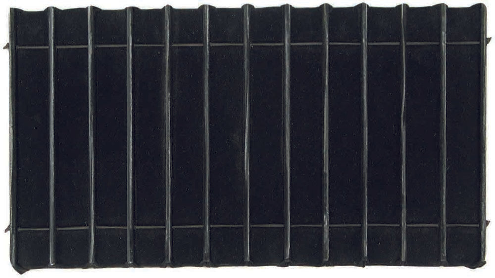 Black Faux Leather 12 Section Deluxe Bracelet Insert Liner