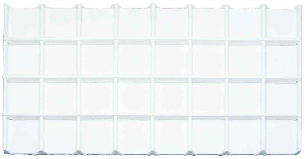 White Faux Leather 32 Section Deluxe Insert Liner