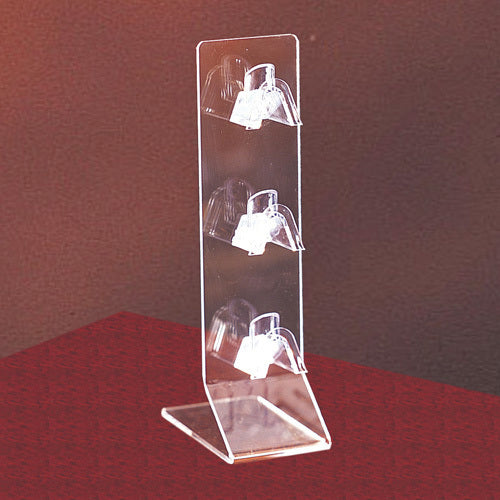 3 Tier Slanted Base Acrylic Eyewear Display Display