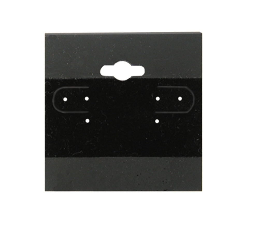 Hanging Necklace Cards Black 2x4 (100-Pcs)
