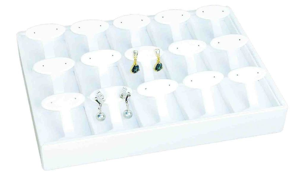Stackable 15 Pair Showcase Earring Tree Display Tray