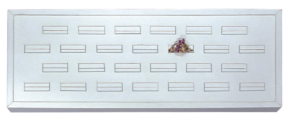 Narrow 26 Ring Slot Jewelry Insert Trays