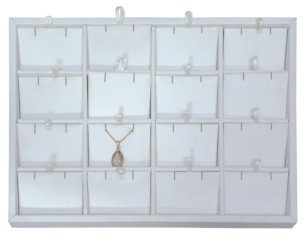 Medium 16 Pendant/Earring Pad Jewelry Insert Tray