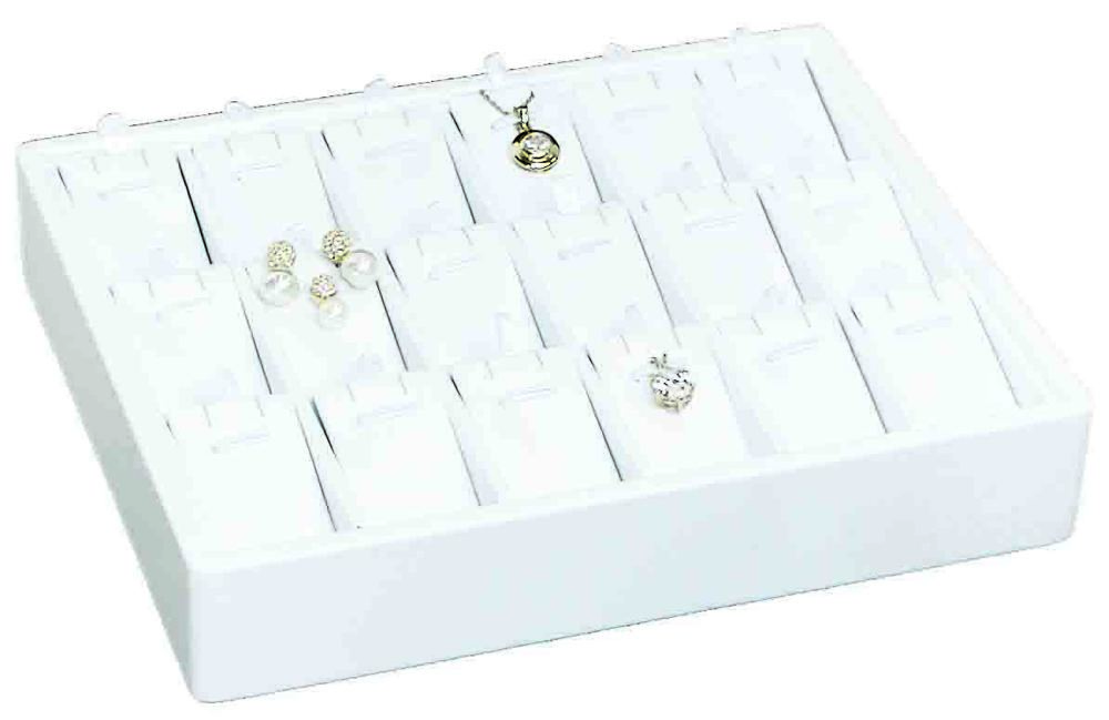 Small Stackable 18 Showcase Pendant/Earring Display Tray