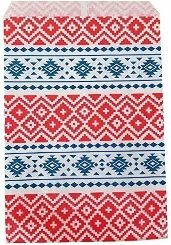 Flat Plain Paper or Patterned Bags for Candy, Cookies and More