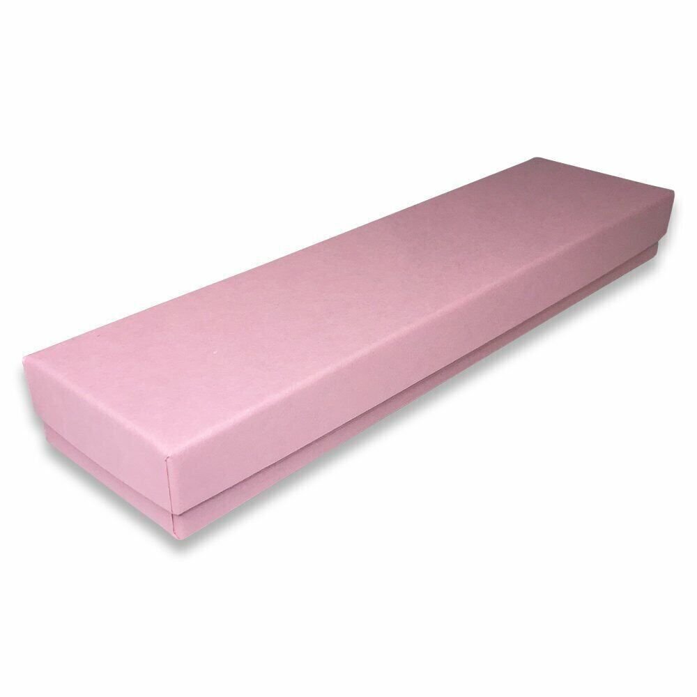 N'icePackaging – USA-Made Light Sunset-Pink Kraft Cotton Filled Boxes - for...