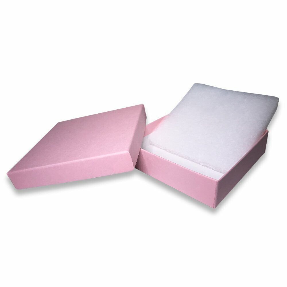 Made in the USA Light Sunset-Pink Cotton Filled Boxes - for...