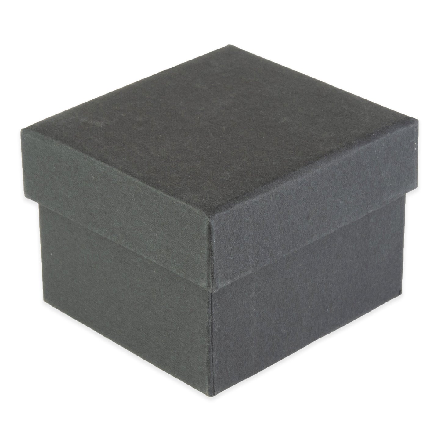 Grey Shagreen Embossed Jewelry Box w/ Matte-Black Packer Box