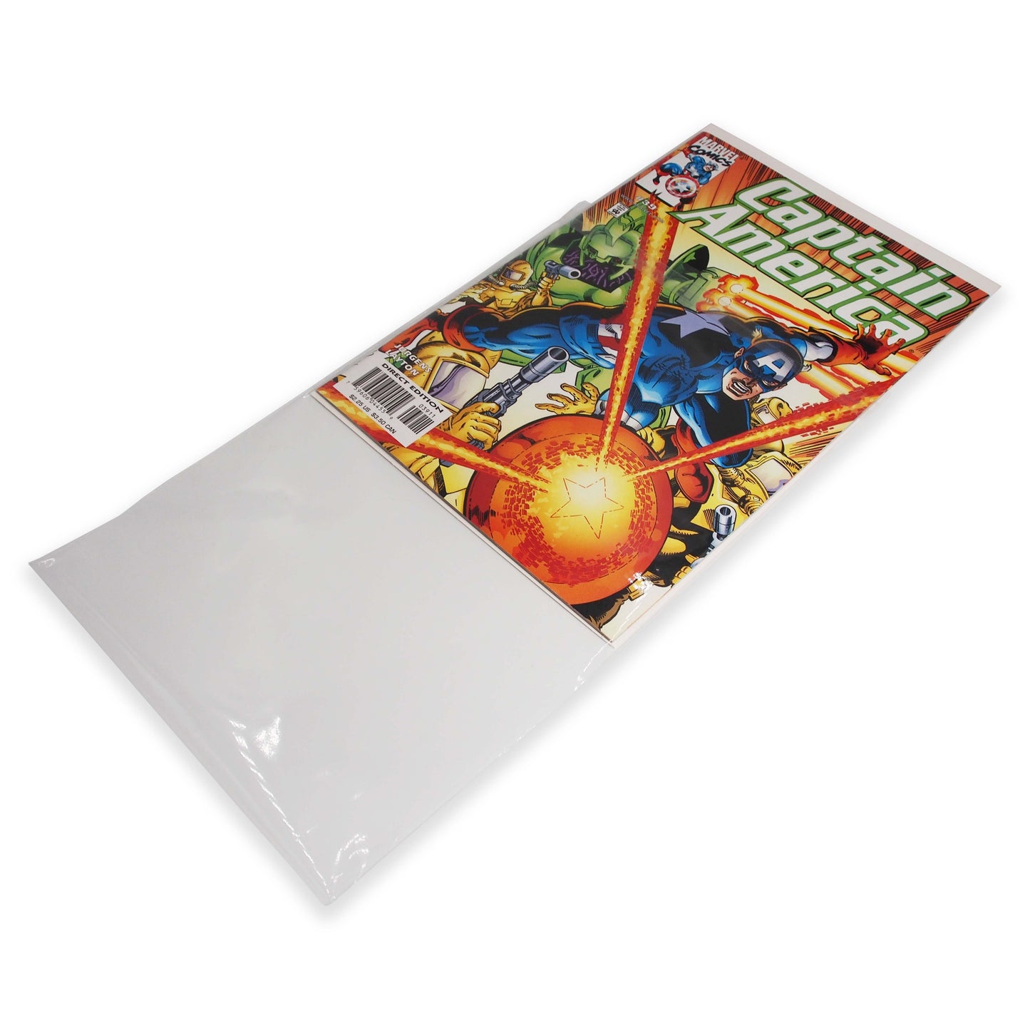 100 Qty Protective Comic Book Sleeves - Super Clear OPP - 7.2" x 10" - Reinforced Knurling Edges