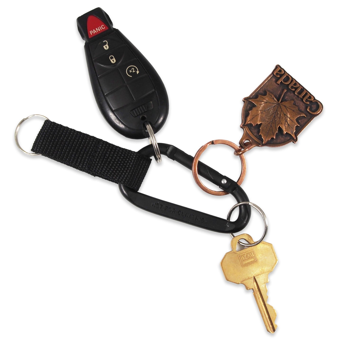 N’icePackaging – Multi-Pack - Aluminum Carabiner Keychain Set Durable – Self-Closing