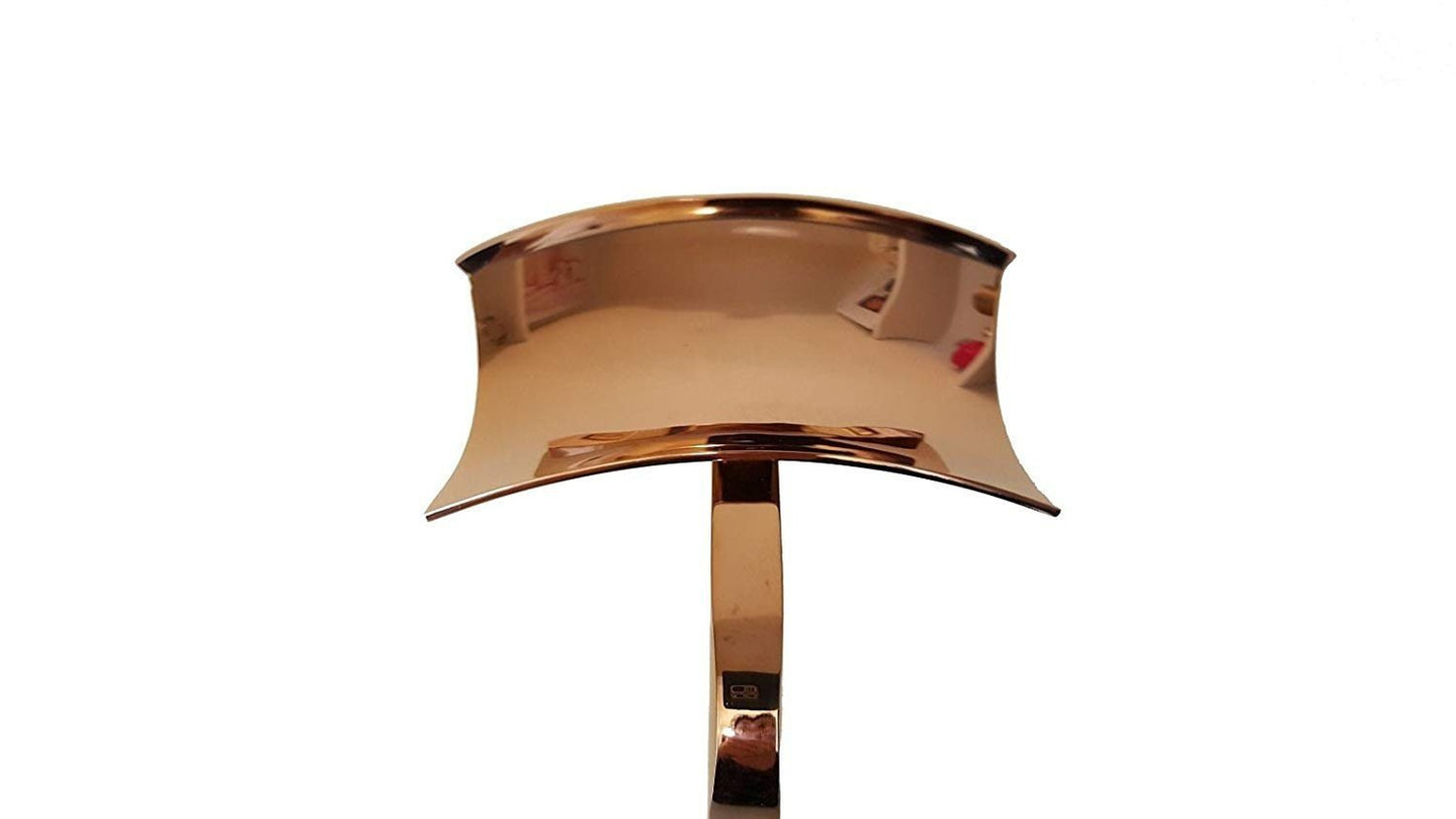 N'ice Packaging Luxurious Rose Gold Metal Tone Handbag Stand Woman Handbag Display Stand Holder Walk-in Closet Bag Holder