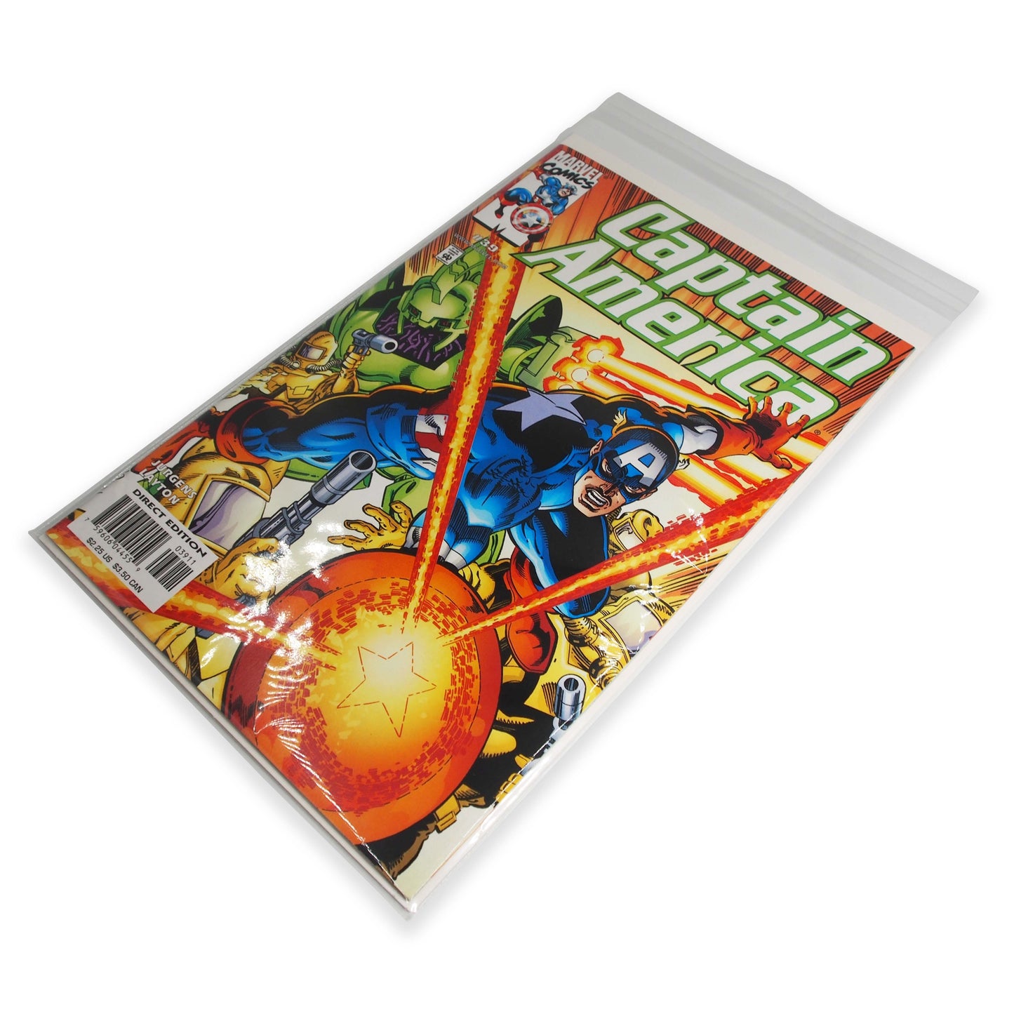 100 Qty Protective Comic Book Sleeves - Super Clear OPP - 7.2" x 10" - Reinforced Knurling Edges