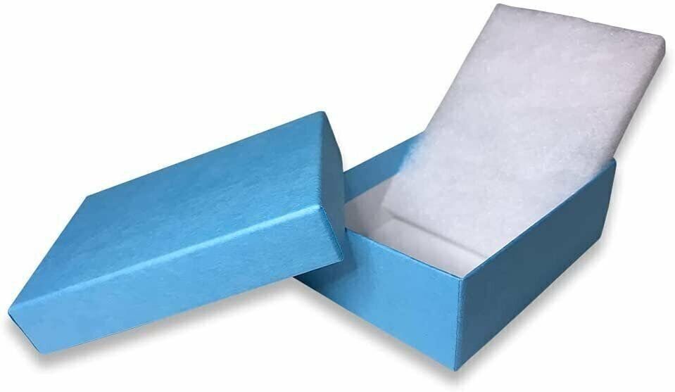 Light Sky-Blue Cotton Filled Gift Boxes