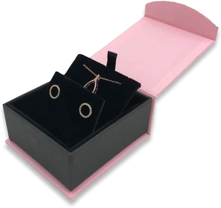 1 Qty - Teal-Duck Magnetic Flap Watch (Pillow) Jewelry Box - Textured Gift Box