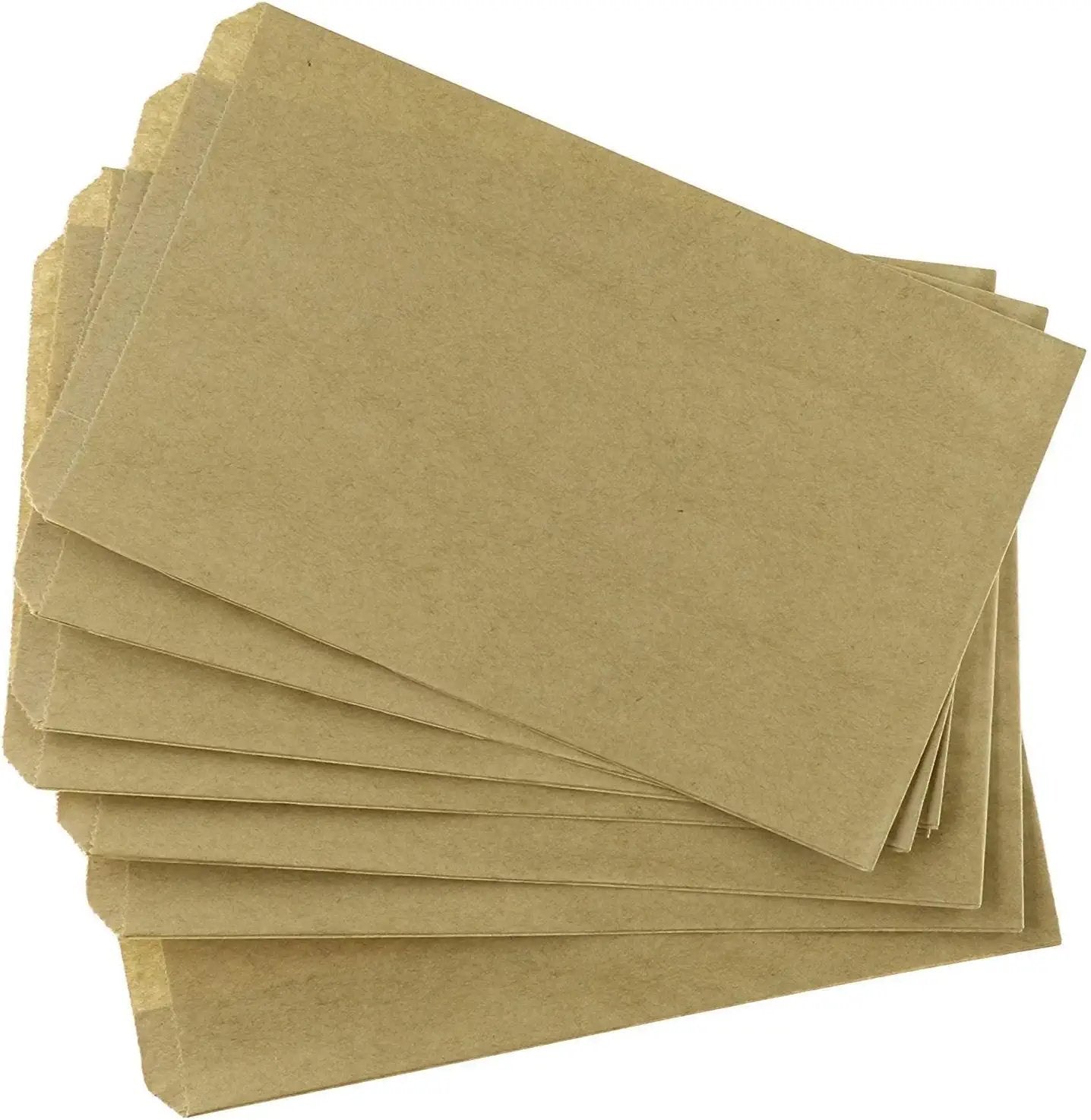 200 Qty White or Kraft Flat Paper Gifts/Cookies/Candy Bags